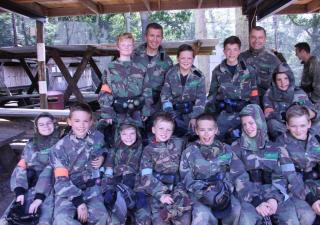 birthday paintball party